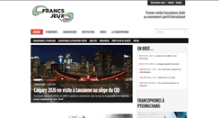 Desktop Screenshot of francsjeux.com
